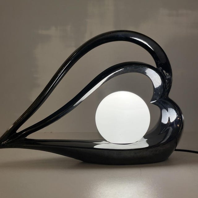 Ceramic Table Lamp in the style of Harris Lamps, 1970 For Sale - Image 6 of 18