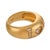 1990s Chopard Vintage Diamond 18k Yellow Gold Love Ring, Size 6.5 For Sale - Image 5 of 5