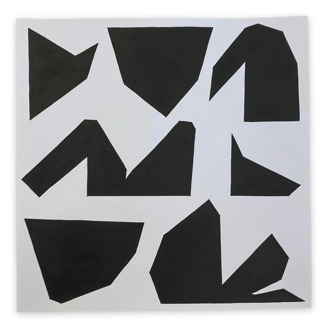 2020s Ulla Pedersen "Cut-Up Paper 2002", Painting For Sale - Image 5 of 5