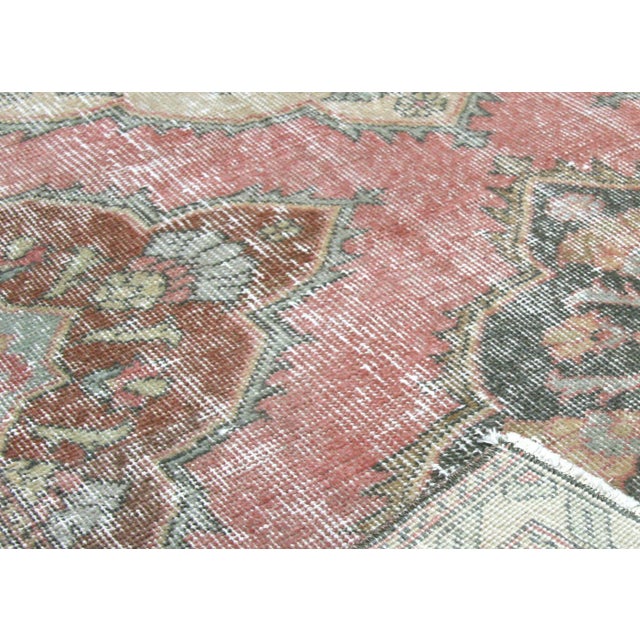 1960s Turkish Oushak Rug For Sale - Image 4 of 6