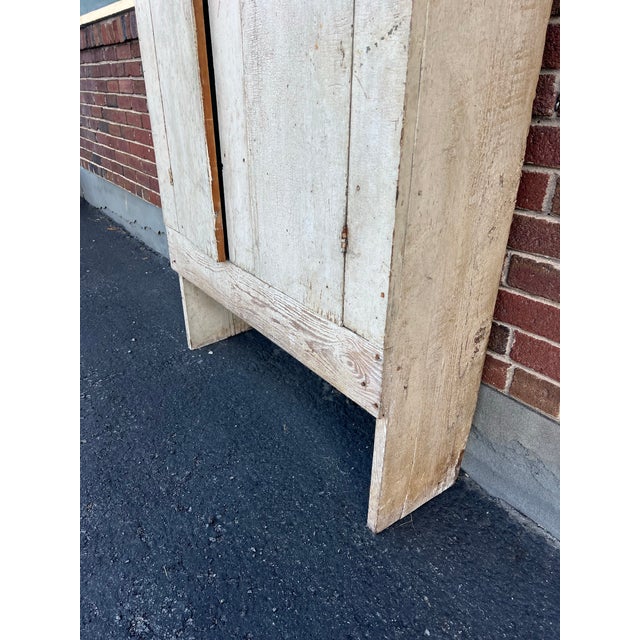 Early 19th Century 19th Century Primitive Pine Jelly Cupboard For Sale - Image 5 of 12