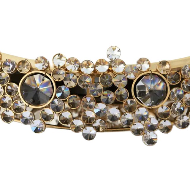 Mid-Century Modern Austrian Round Mirror with Integrated Backlighting by J.L. Lobmeyr, 1960s For Sale - Image 3 of 6