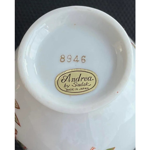 Andrea by Sadek 22k Gold Cherry Blossom Ginger Jar For Sale - Image 10 of 11