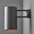 Pair of Hans-Agne Jakobsson C627/110 'Rulle' Sconces in Painted Silver For Sale - Image 11 of 11