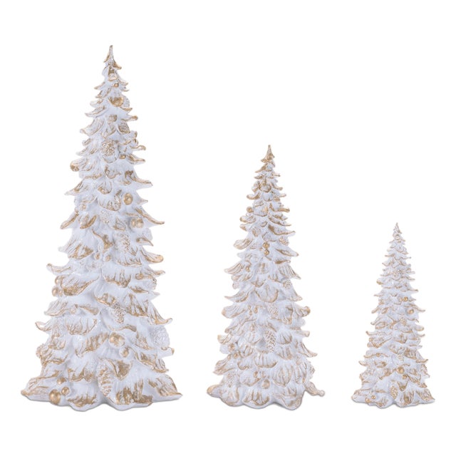 Embossed Christmas Tree (Set of 3) For Sale