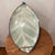 Light Green Late 20th Century Ceramic Glazed Leaf Shape With Internal Light Green Veining Centerpiece/Serving Platter by Clay House Pots For Sale - Image 8 of 12