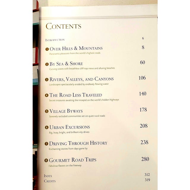 Early 21st Century 500 Drives of a Lifetime, Vintage Coffee Table Book For Sale - Image 5 of 7