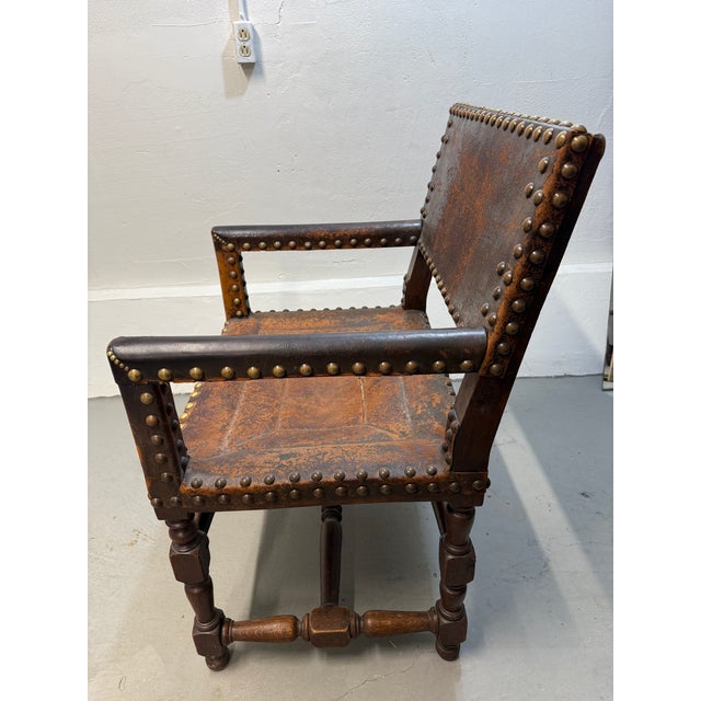 Grand Tour Early 19th Century Antique Arm Chair For Sale - Image 3 of 6