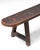 Brown Antique French Provincial Wooden Bench For Sale - Image 8 of 9