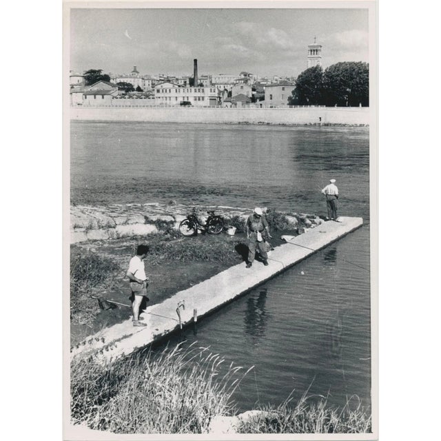 1950s Fishermen, France, 1950s, Black & White Photograph For Sale - Image 5 of 5