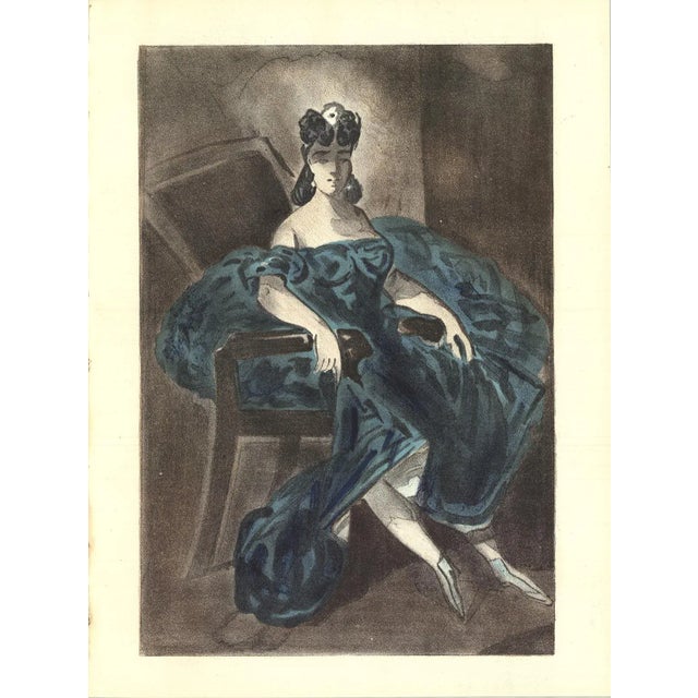 Les Femmes dans l'atelier by Lena Leclercq, Unsigned 1939 Lithograph.14 x 10.25 inches