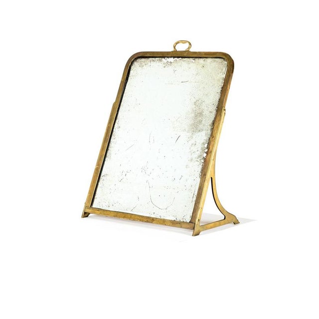 Brass Haberdashery Shoe Mirror For Sale - Image 12 of 12