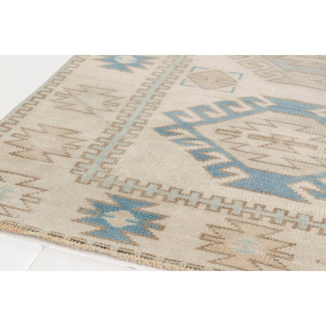 Textile Mid 20th Century Greometric Anatolian Kurdish Carpet For Sale - Image 7 of 10