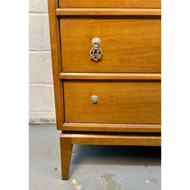 Mid 20th Century Modern Maple and Mosaic Dresser by National of Mt. Airy For Sale - Image 13 of 18