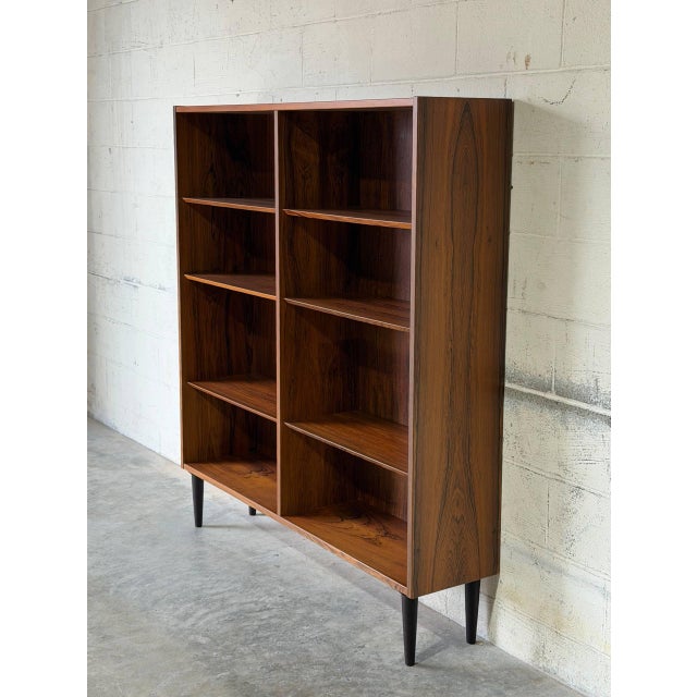 Mid-Century Modern Poul Hundevad Rosewood Bookcase Danish Mid-Century Modern 1960s For Sale - Image 3 of 11