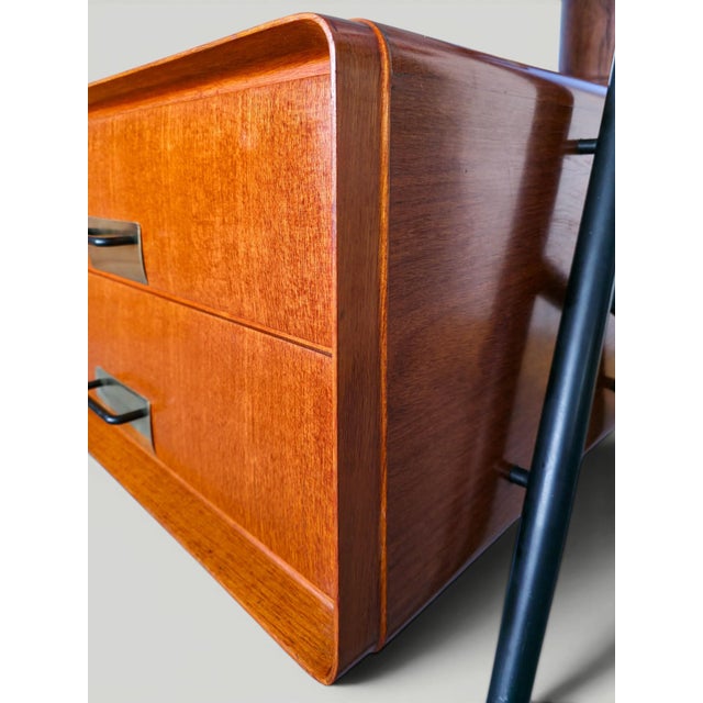 Mid-Century Italian Sideboard with Mirror by Silvio Cavatorta, 1950s For Sale - Image 12 of 18