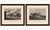 Title: Set of Two Ancient Greek Temple Views, Parthenon and Theseion, Tardieu, 1825 : Set of two original antique...
