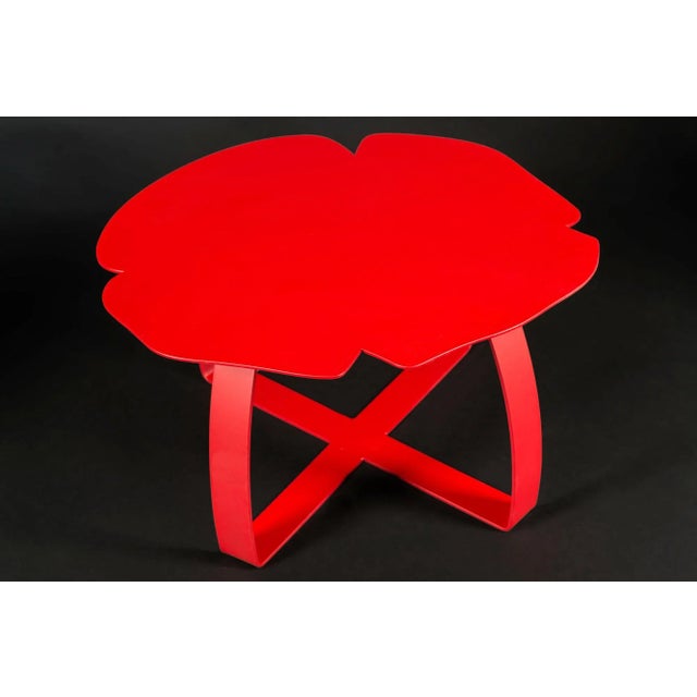 Red Iron Andy Coffee Table from VGnewtrend, in New conditions. Designed from 2000