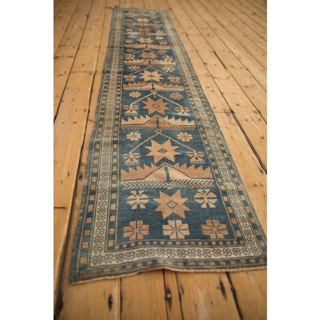 Old New House Vintage Distressed Anatolian Rug Runner - 1'10" x 9'1" For Sale - Image 4 of 10