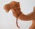 Vintage Hand Carved Wood Camel Folding Table Base For Sale - Image 4 of 10
