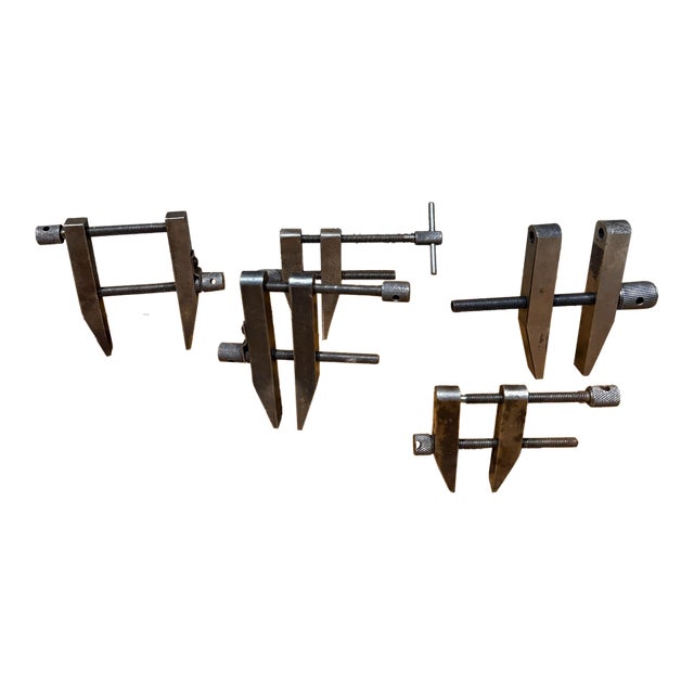 Vintage Machinist or Toolmaker Parallel Clamps Industrial Mid-Century For Sale