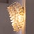 1990s Large Clear Murano Glass Wall Lamps with Spikes and Gold Finish Frames, 1990s, Set of 2 For Sale - Image 5 of 13