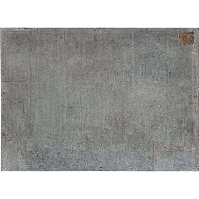 Sunset on the Snow, 1900s, Oil on Panel For Sale - Image 13 of 14