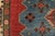 Textile Kazak Rug 6’3” X 9′ Red Wool Tribal Hand-Knotted Oriental Carpet For Sale - Image 7 of 14