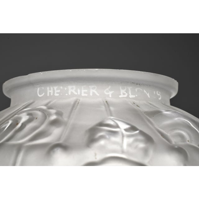 French Art Deco Pendant Light by Cherrier Et Besnus 1930 France - 2 Available For Sale - Image 12 of 16