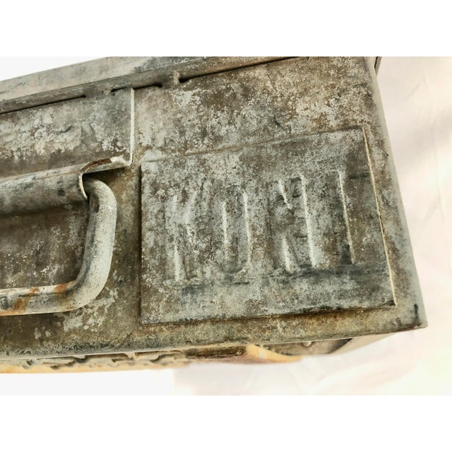 Vintage 1960s Industrial Wire Stacking Basket For Sale - Image 9 of 13