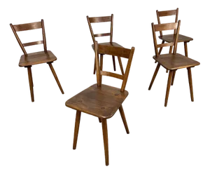 Vintage Chairs by Adolf Schneck, 1950s, Set of 5