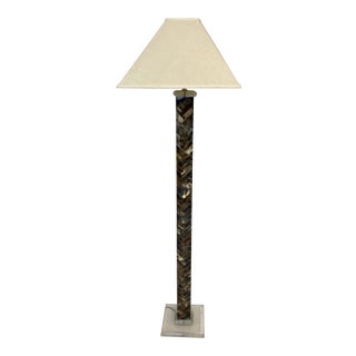 Enrique Garcel Tesselated Horn Floor Lamp For Sale