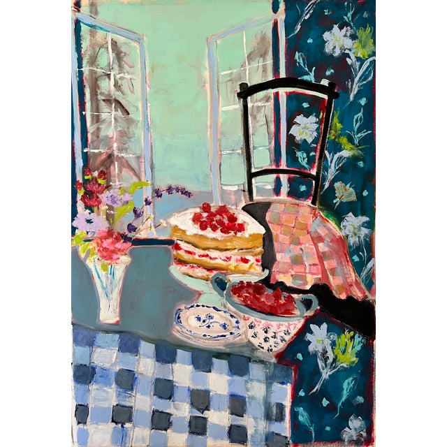 "Strawberry Shortcake" Original Painting by Shann Spishak For Sale