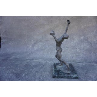 1980s Bronze Male Nude Figure For Sale