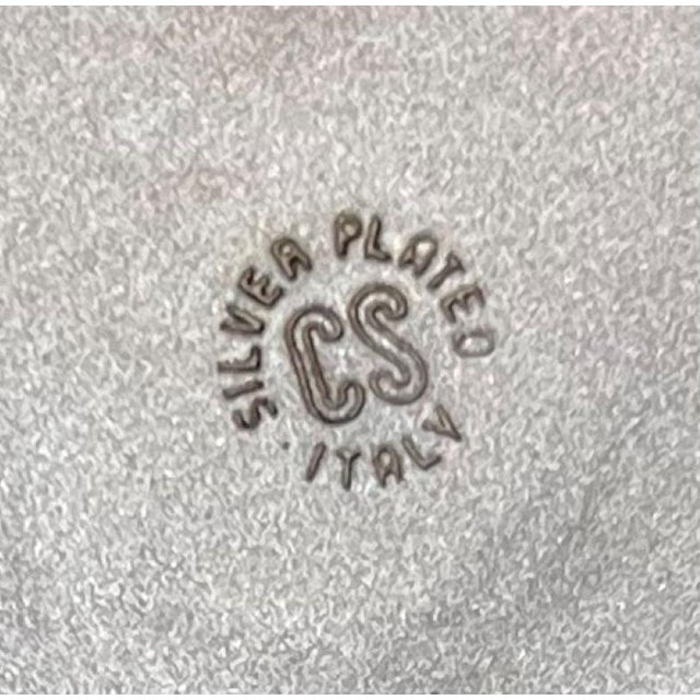 Mid-Century Modern Mid-Century Modern Silver-Plated Teapot and Sugar Pot with Lid from CS, Italy, 1940s, Set of 2 For Sale - Image 3 of 9