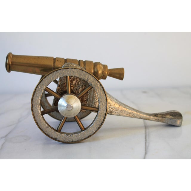 Vintage Brass and Metal Cannon For Sale In Milwaukee - Image 6 of 9