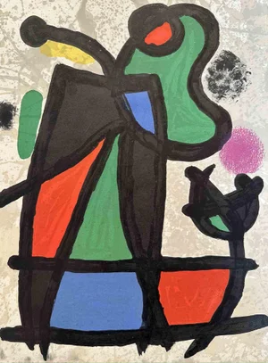 Joan Miró, Abstract Composition, Lithograph, 1963