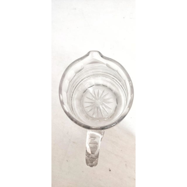 Hand Carved Glass Jug, France, 1950s For Sale - Image 4 of 18