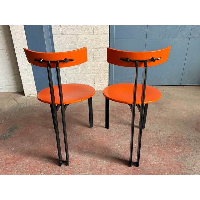 Postmodern Zeta Dining Chairs by Harvink, 1980s, Set of 4 For Sale - Image 3 of 7
