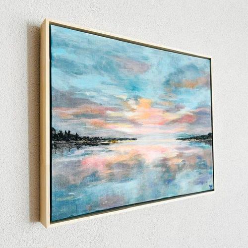 Contemporary Yvonne Beeris, Mister Pink Sky, Acrylic on Canvas, Framed For Sale - Image 3 of 9