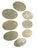 Vintage Hallie St. Mary Capiz Pearl Shell Place Mats- Set of 8 For Sale - Image 15 of 17
