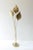 Italian Leaf Shaped Floor Lamp in Brass with Three Lights, 1970s For Sale - Image 6 of 11