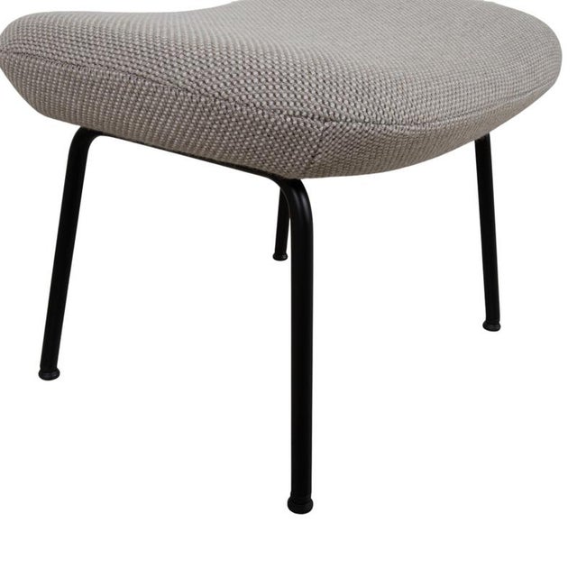 Set of Model 594 Lounge Chair and Ottoman in Grey Upholstery from Rolf Benz For Sale - Image 9 of 18