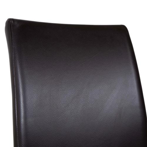 Brown Leather Chairs from Venjakob, Set of 4 For Sale - Image 5 of 18