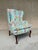 Mid-Century Modern Upholstered Vintage Wingback Chair, Mid 20th Century For Sale - Image 3 of 6