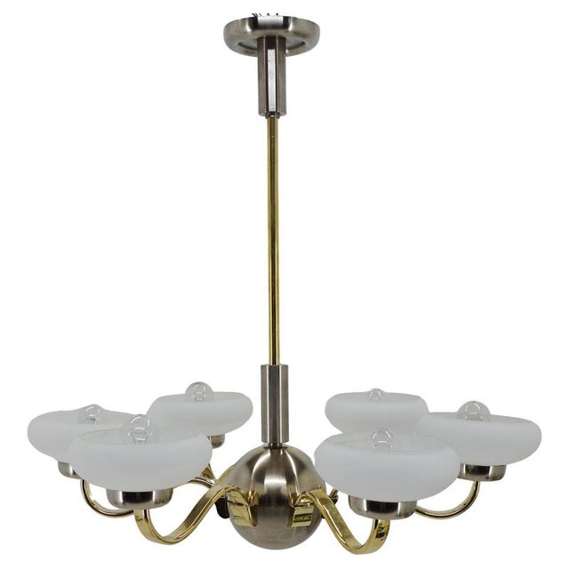 Large Art Deco Chandelier, 1930s For Sale - Image 16 of 16