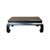 Asian Dark Brown Black Curve Legs Rectangular Kang Low Coffee Table Stand For Sale - Image 3 of 11