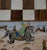 Hand-Painted Persian Miniature Polo Scene Chess & Backgammon Set, One-of-One For Sale - Image 6 of 6