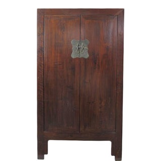 Antique Early 20th Century Chinese Square-Corner Cabinet For Sale