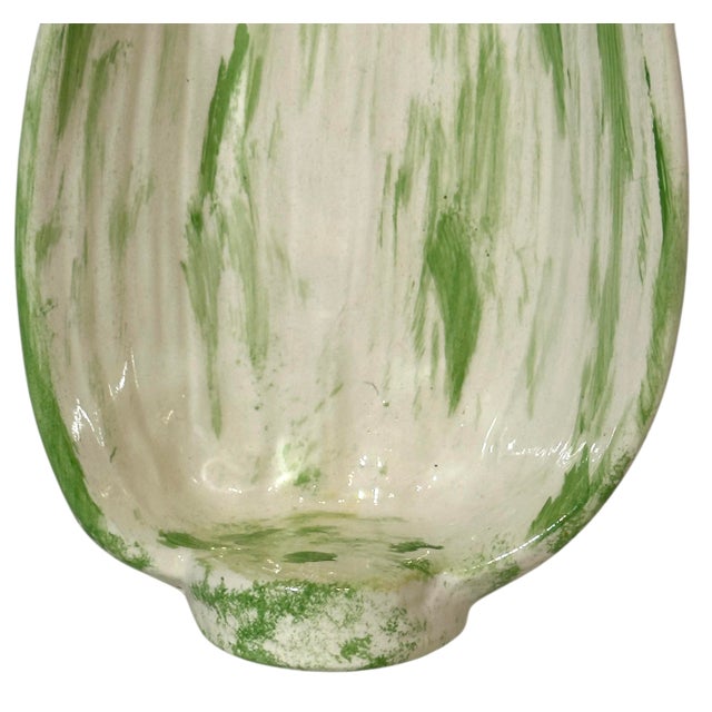 Vintage Ceramic Celery Shaped Serving Dish For Sale - Image 9 of 12